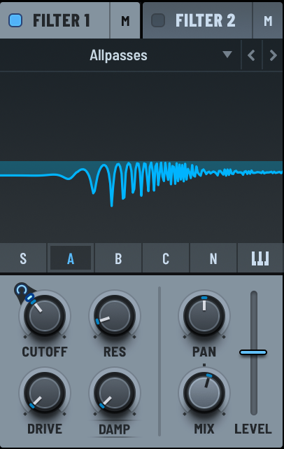 The "Allpasses" filter in Serum 2